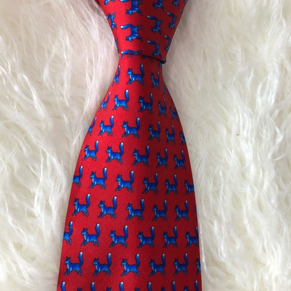 J. Crew Other - J-crew Silk ties FOX theme - made in Italy - w 3.5